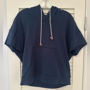 Sundays Dark Blue Hoodie with Drawstring